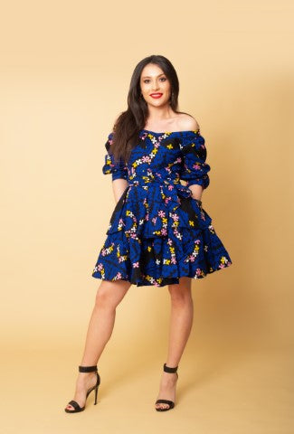 ankara short flare dresses Short Flare gown= instant glow-up Beautiful Ankara short flare gown styles inspiration for days you just want to slay #styleinspiration #fashion #ankara