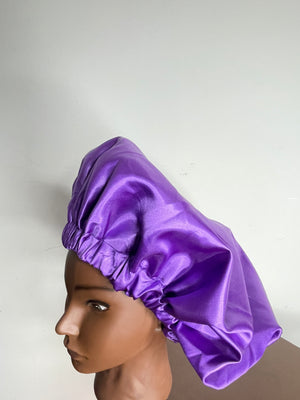 purple Hair Bonnet