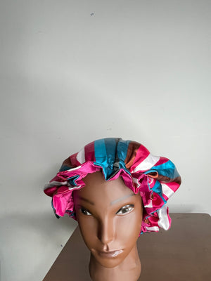 Rainbow Hair Bonnet