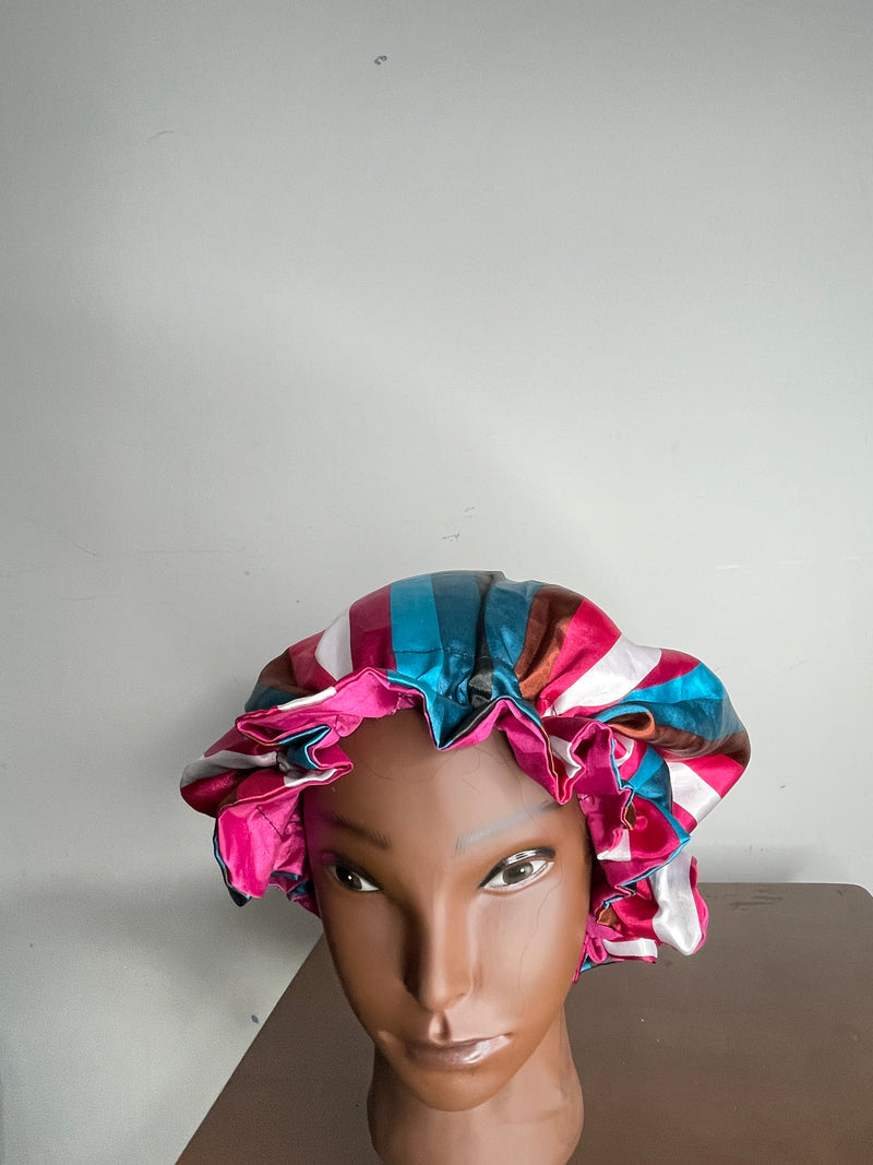 Rainbow Hair Bonnet