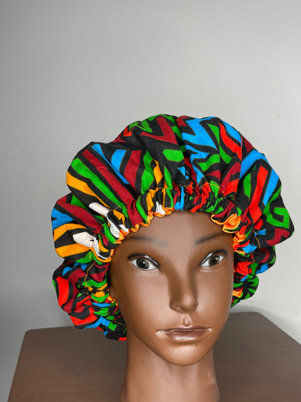 Multi Color Hair Bonnet