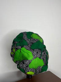 Green Ankara Hair Bonnet
