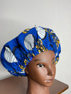 Blue Hair Bonnet