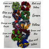 Mixed  Colour  Hair Scrunchies